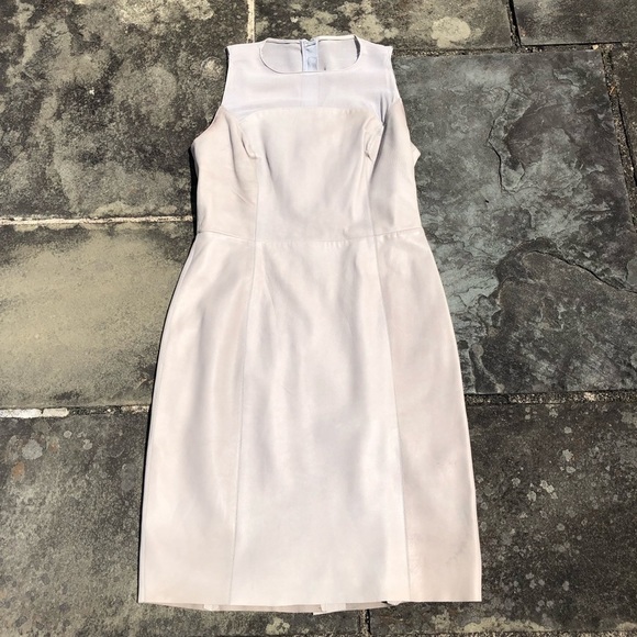 SACHIN & BABI**US 4**Soft Gray Leather Dress**EUC - Picture 1 of 8